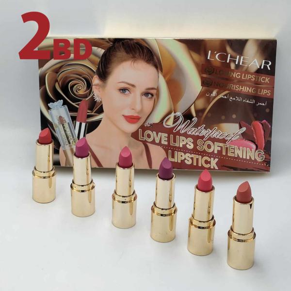 L'CHEAR Love Lips Softening Matte Lipstick 6pcs