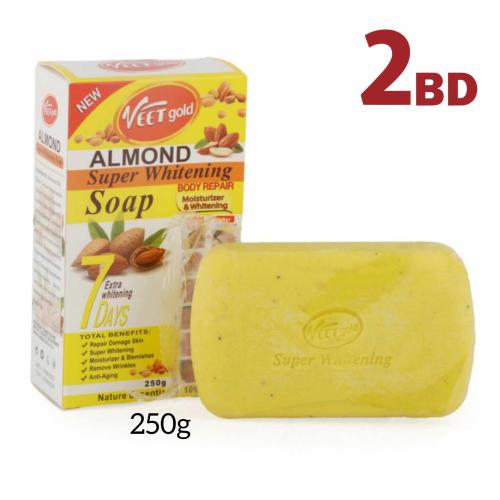 VEET GOLD Almond Super Whitening Soap 250g