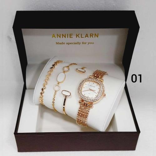 Annie Klarn Watch & bracelets set box 01