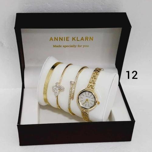 Annie Klarn Watch & bracelets set box 12