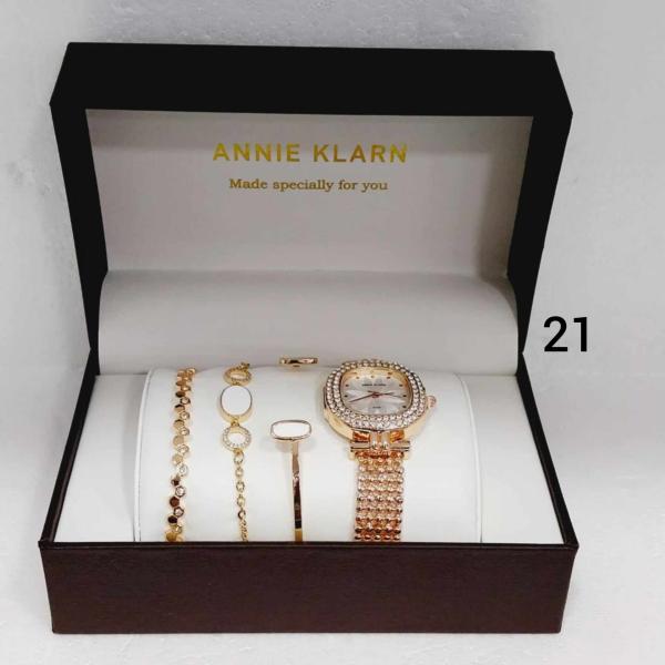 Annie Klarn Watch & bracelets set box 21