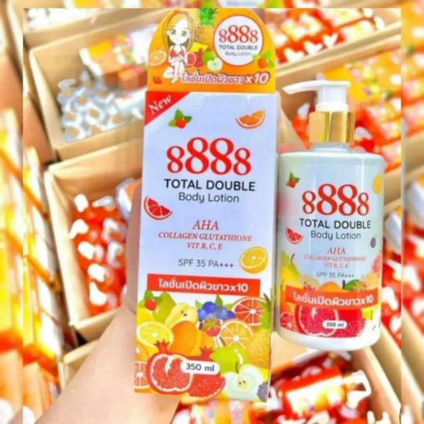 8888 Total Double Whitening Body Lotion 350ml