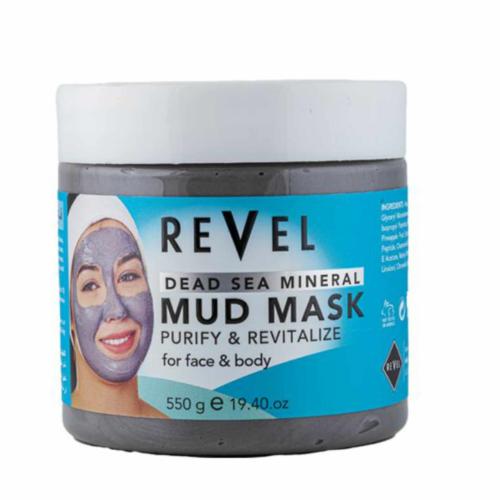 Revel Dead Sea Mineral Mud Mask For Face & Body 550g