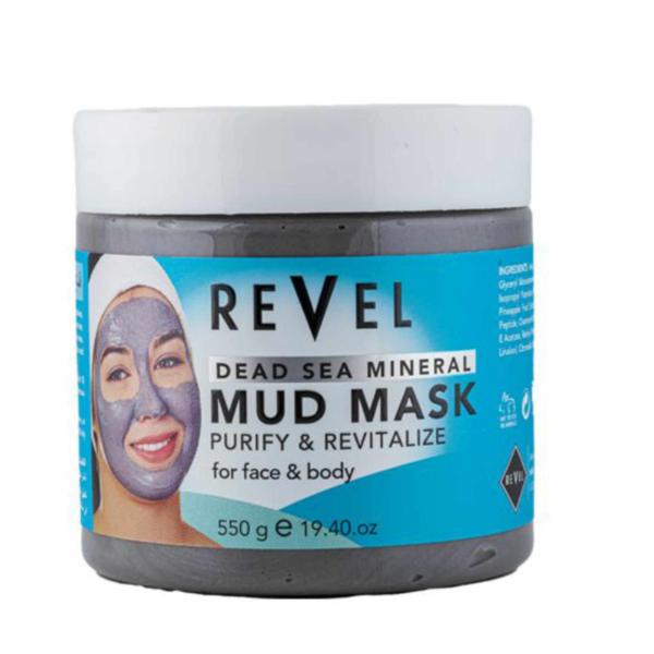 Revel Dead Sea Mineral Mud Mask For Face & Body 550g