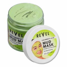 Revel Cucumber & Aloe Mud Mask For Face & Body 550g