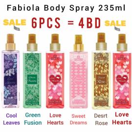 Fabiola Fragrance Body Spray  6pcs - 235ml