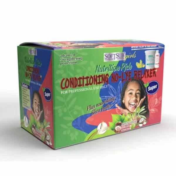 Softsub Kids Nourishing Hair Straightening Kit - Super