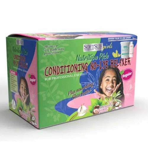 Softsub Kids Nourishing Hair Straightening Kit - Regular